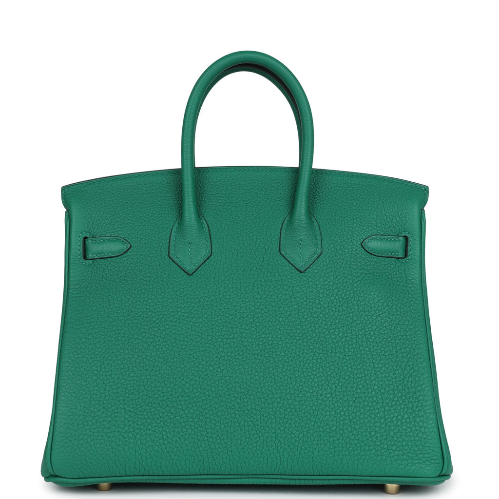 Hermès Birkin 25 Vert Vertigo Togo Gold Hardware