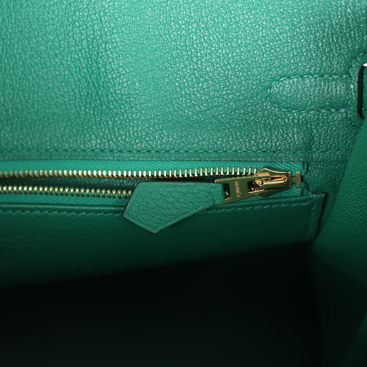 Hermès Birkin 25 Vert Vertigo Togo Gold Hardware