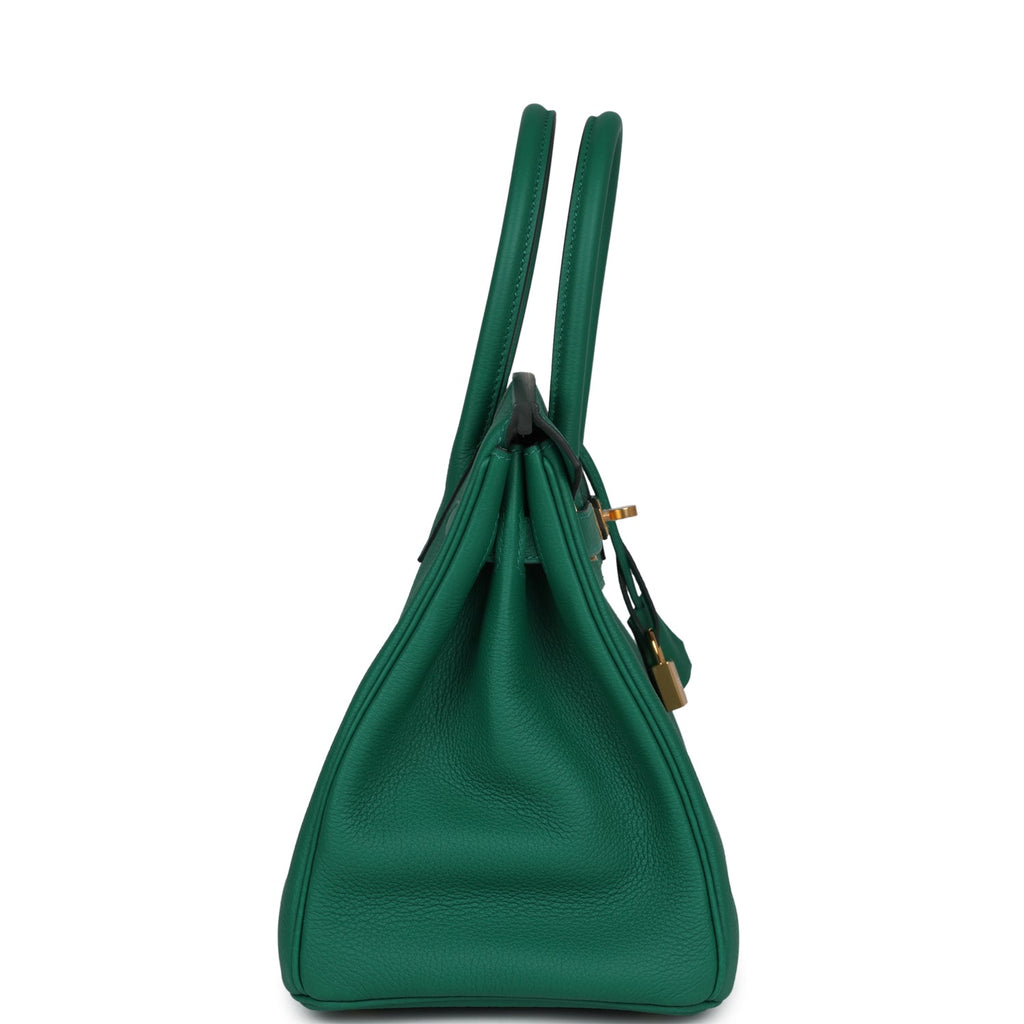 Hermès Birkin 30 Vert Vertigo Togo Gold Hardware