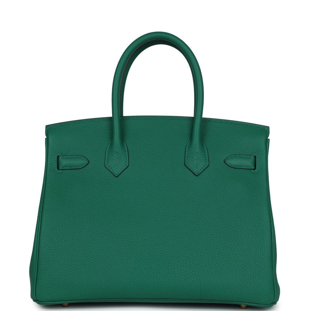 Hermès Birkin 30 Vert Vertigo Togo Gold Hardware