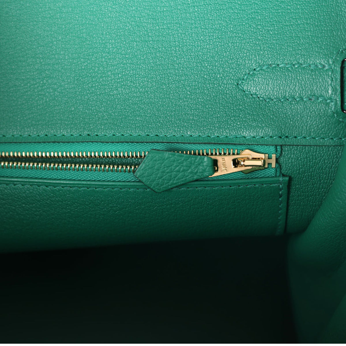 Hermès Birkin 30 Vert Vertigo Togo Gold Hardware