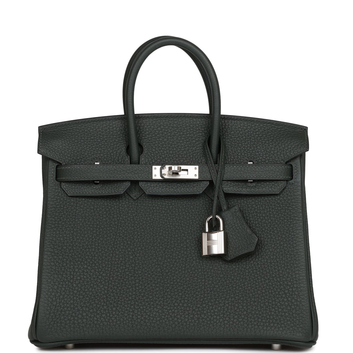 Hermès Birkin 25 Vert Fonce Togo Palladium Hardware