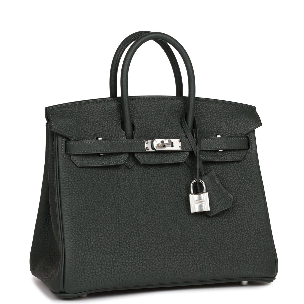Hermès Birkin 25 Vert Fonce Togo Palladium Hardware