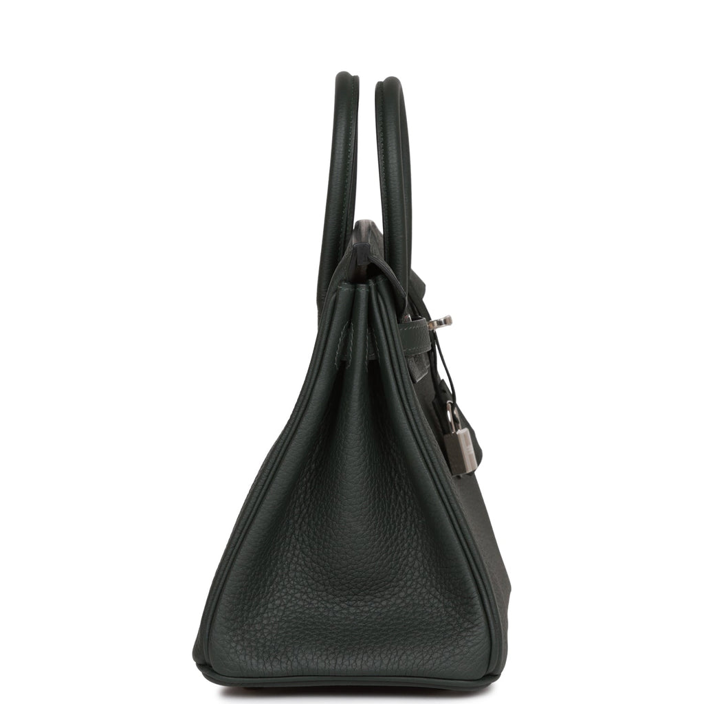 Hermès Birkin 25 Vert Fonce Togo Palladium Hardware