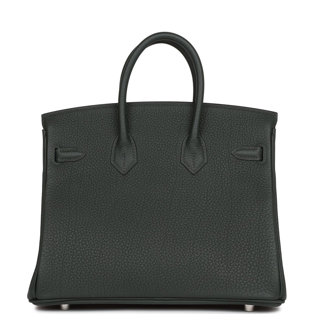 Hermès Birkin 25 Vert Fonce Togo Palladium Hardware