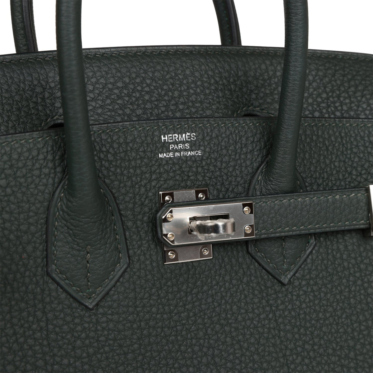 Hermès Birkin 25 Vert Fonce Togo Palladium Hardware