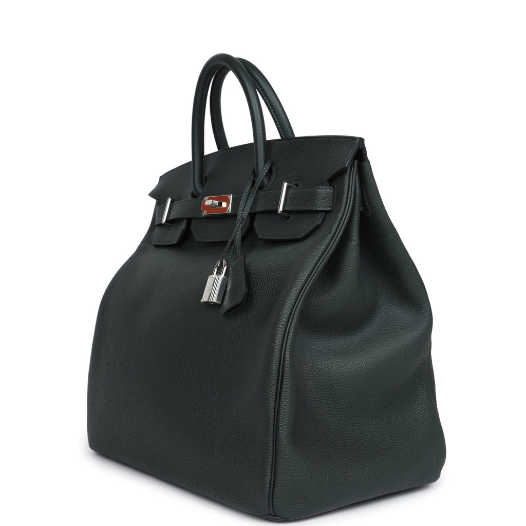 Hermès HAC Birkin 40 Vert Fonce Togo Palladium Hardware
