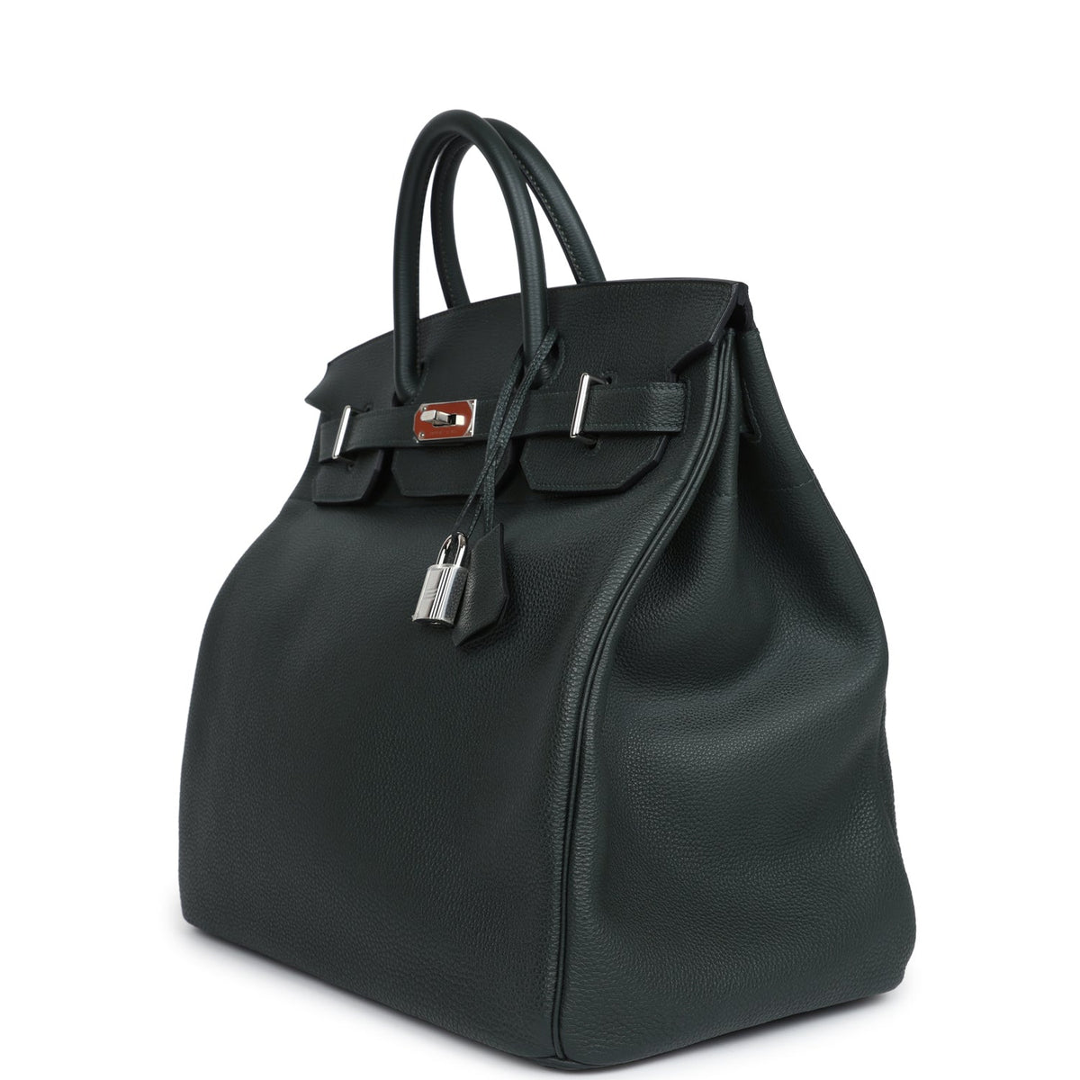 Hermès HAC Birkin 40 Vert Fonce Togo Palladium Hardware