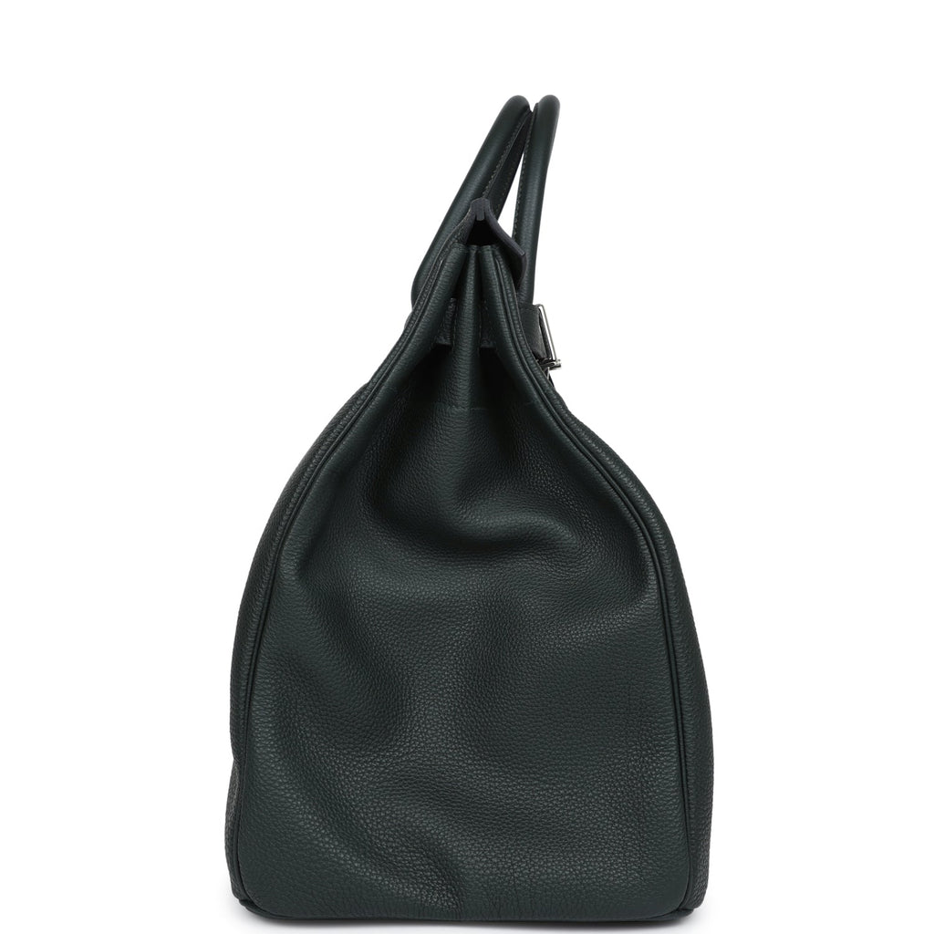 Hermès HAC Birkin 40 Vert Fonce Togo Palladium Hardware