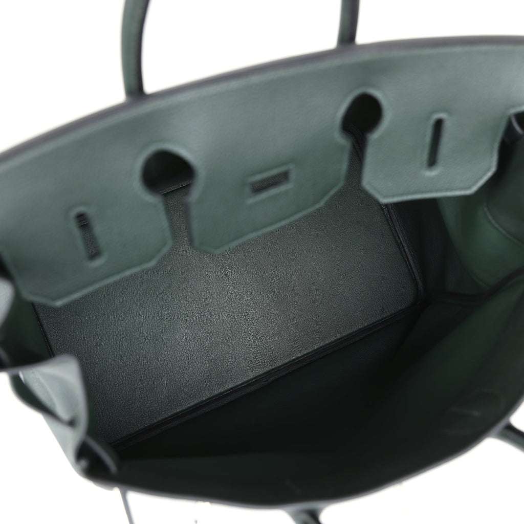 Hermès HAC Birkin 40 Vert Fonce Togo Palladium Hardware