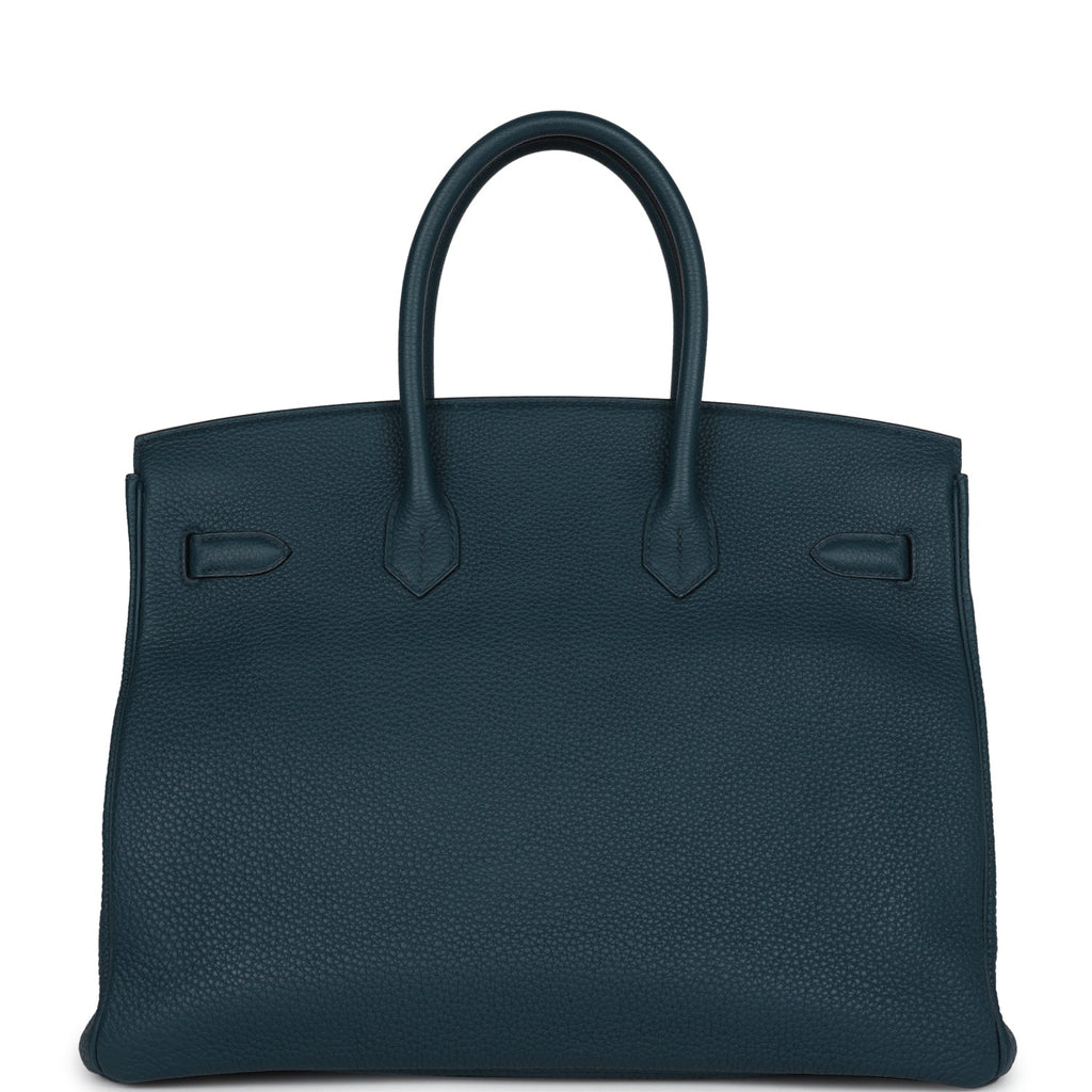 Hermès Birkin 35 Vert Rousseau Togo Gold Hardware
