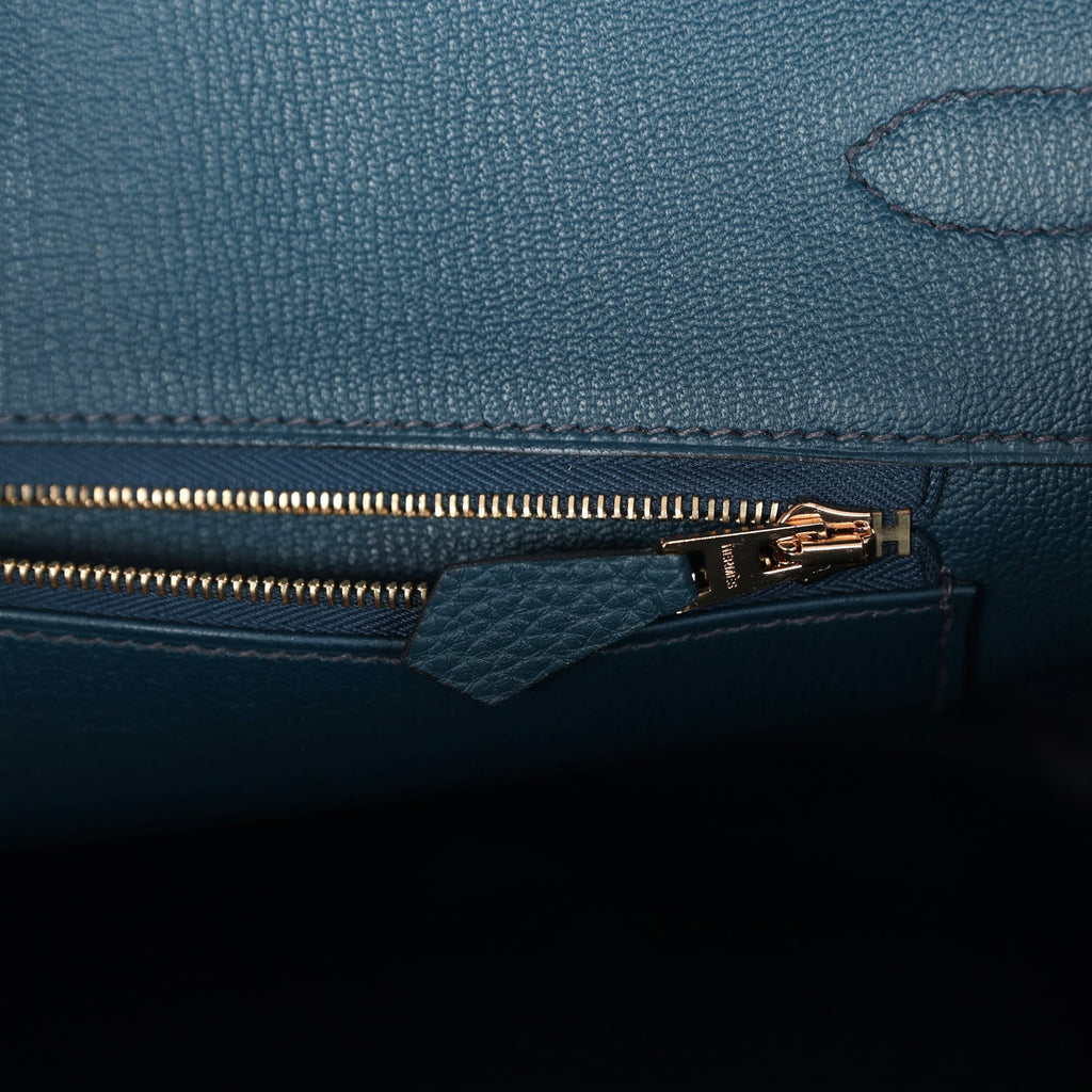 Hermès Birkin 35 Vert Rousseau Togo Gold Hardware