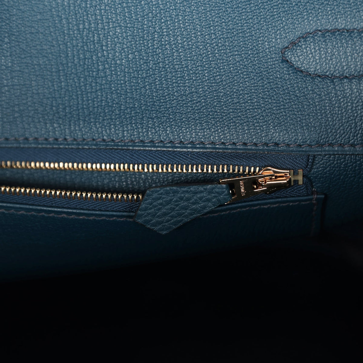 Hermès Birkin 35 Vert Rousseau Togo Gold Hardware