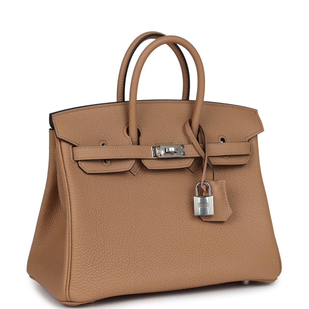 Hermès Birkin 25 Chai Togo Palladium Hardware