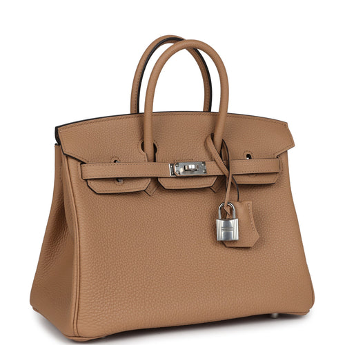 Hermès Birkin 25 Chai Togo Palladium Hardware