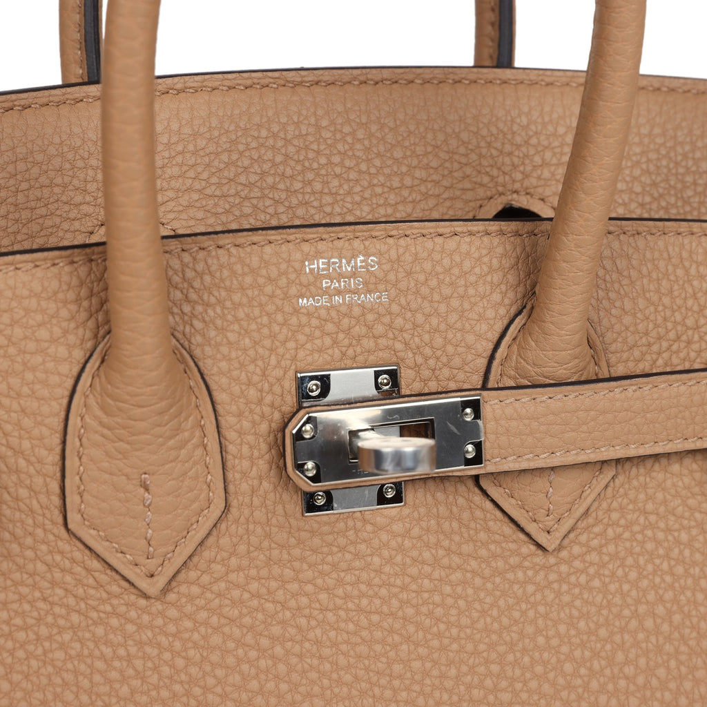 Hermès Birkin 25 Chai Togo Palladium Hardware