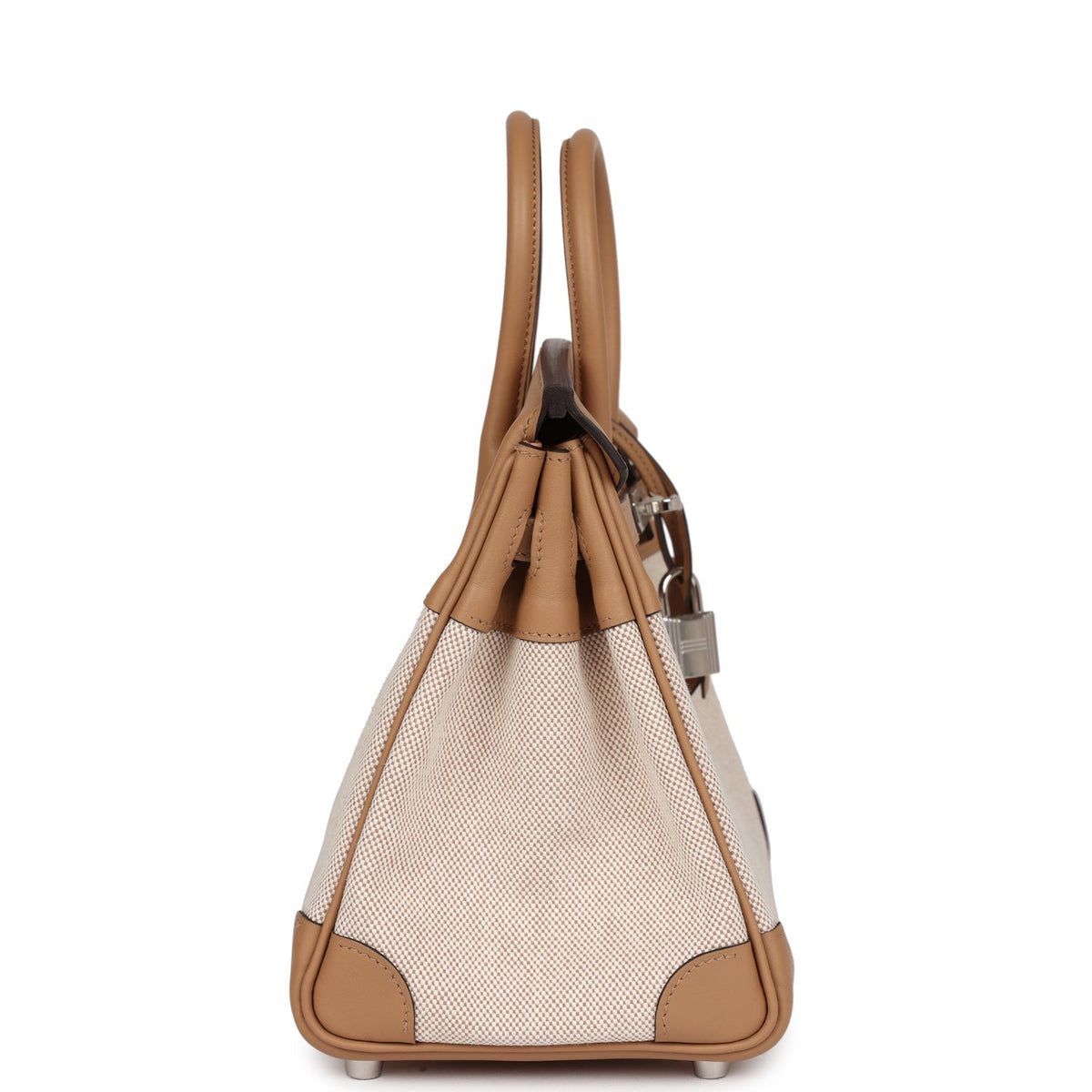 Hermès Birkin 25 Toile H and Chai Swift Palladium Hardware
