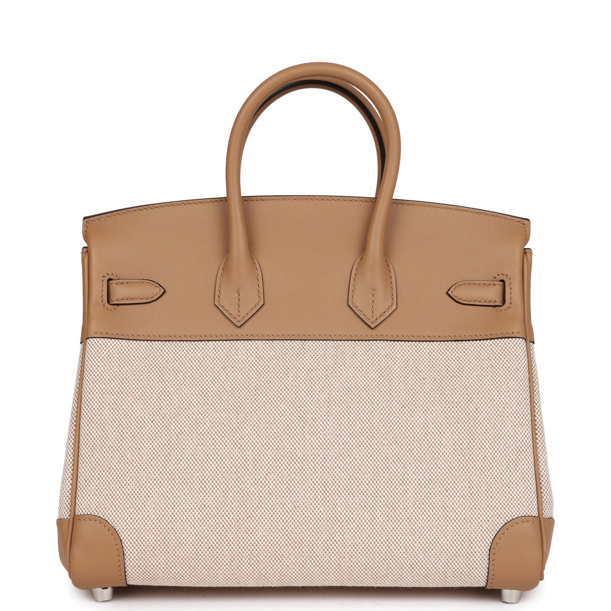 Hermès Birkin 25 Toile H and Chai Swift Palladium Hardware