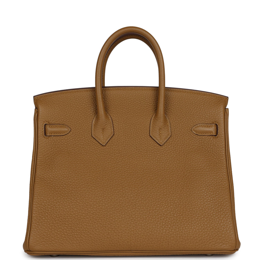 Hermès Birkin 25 Bronze D'or Verso Togo Palladium Hardware
