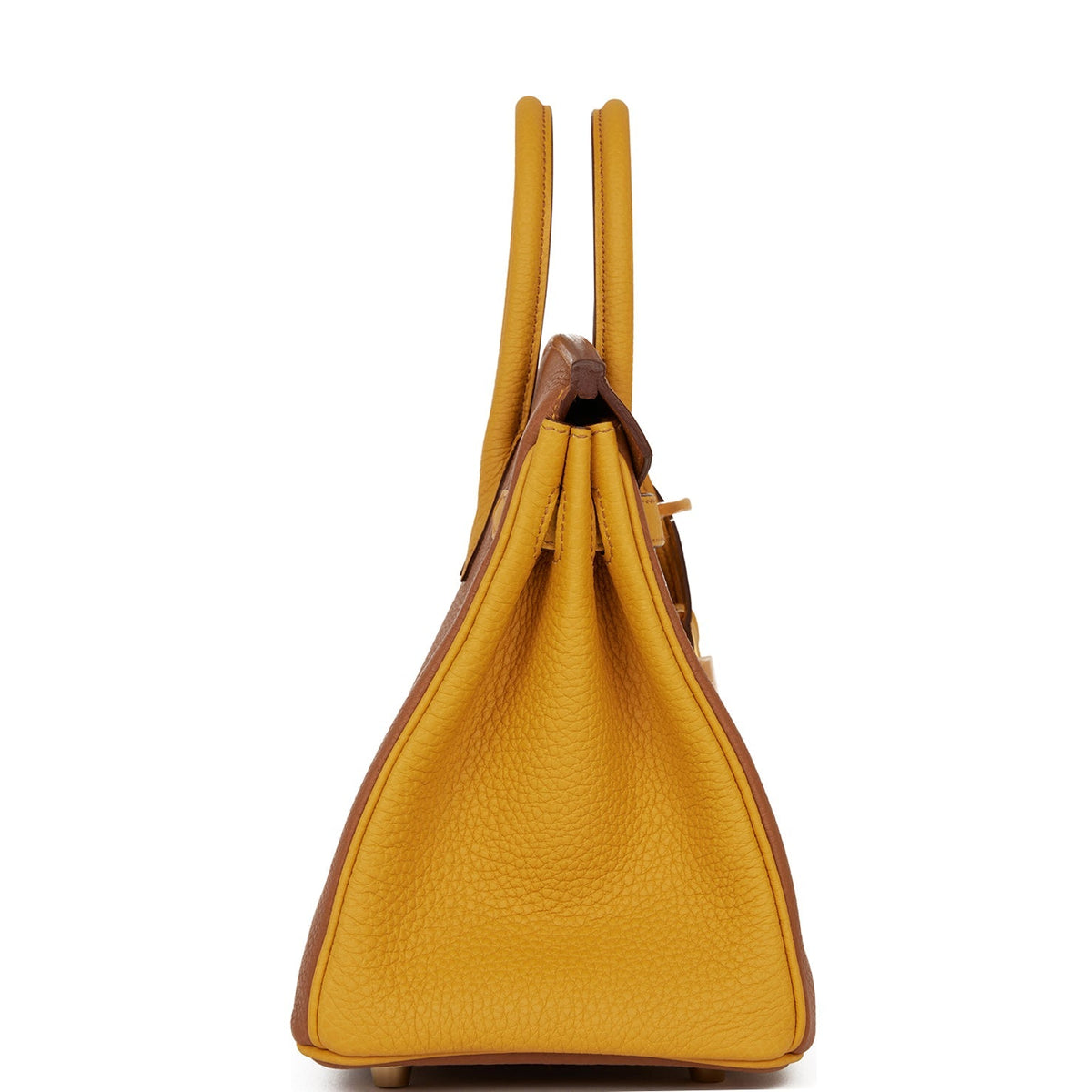 Hermès Special Order (HSS) Birkin 25 Gold and Jaune Ambre Togo Brushed Gold Hardware