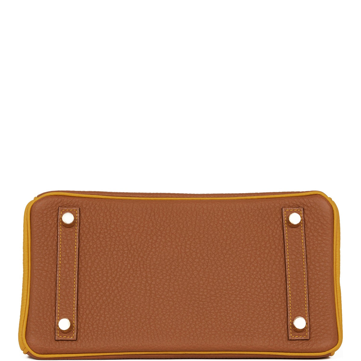 Hermès Special Order (HSS) Birkin 25 Gold and Jaune Ambre Togo Brushed Gold Hardware