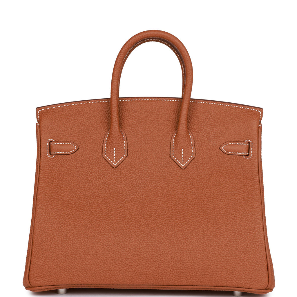 Hermès Birkin 25 Gold Togo Palladium Hardware