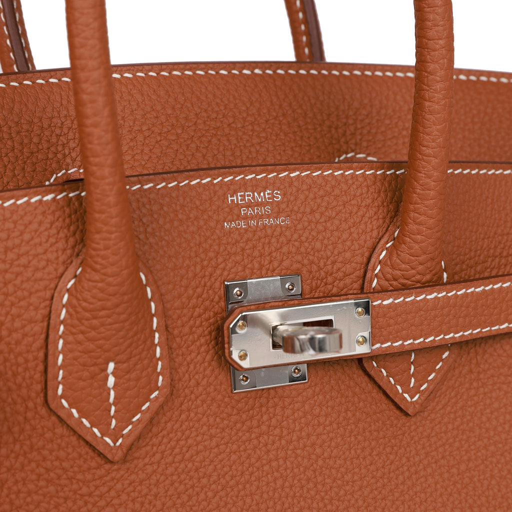 Hermès Birkin 25 Gold Togo Palladium Hardware