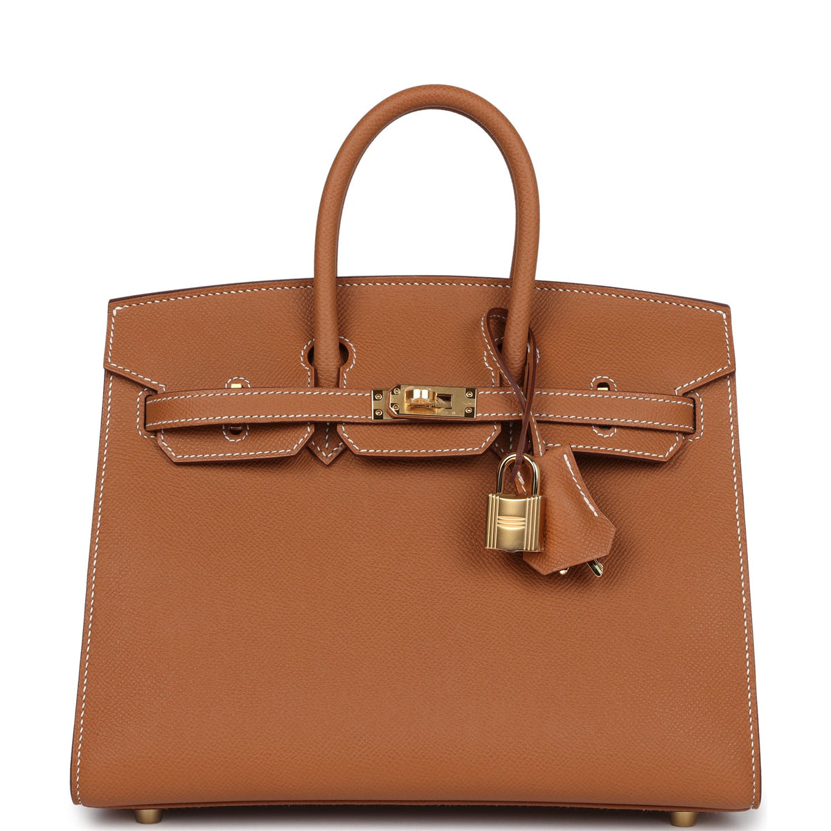 Hermès Birkin Sellier 25 Gold Epsom Gold Hardware