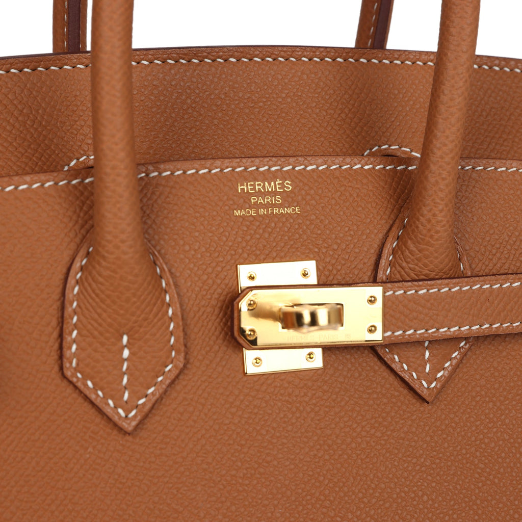 Hermès Birkin Sellier 25 Gold Epsom Gold Hardware