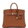 Hermès Birkin 25 Gold Togo Gold Hardware
