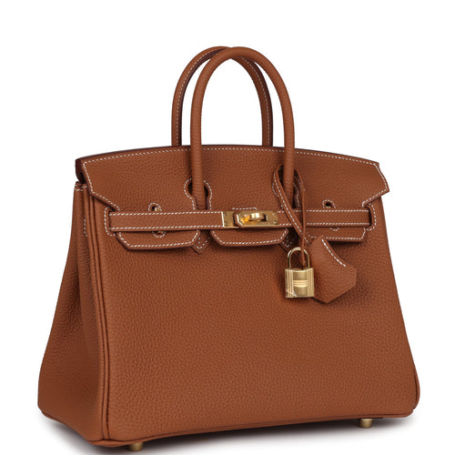 Hermès Birkin 25 Gold Togo Gold Hardware