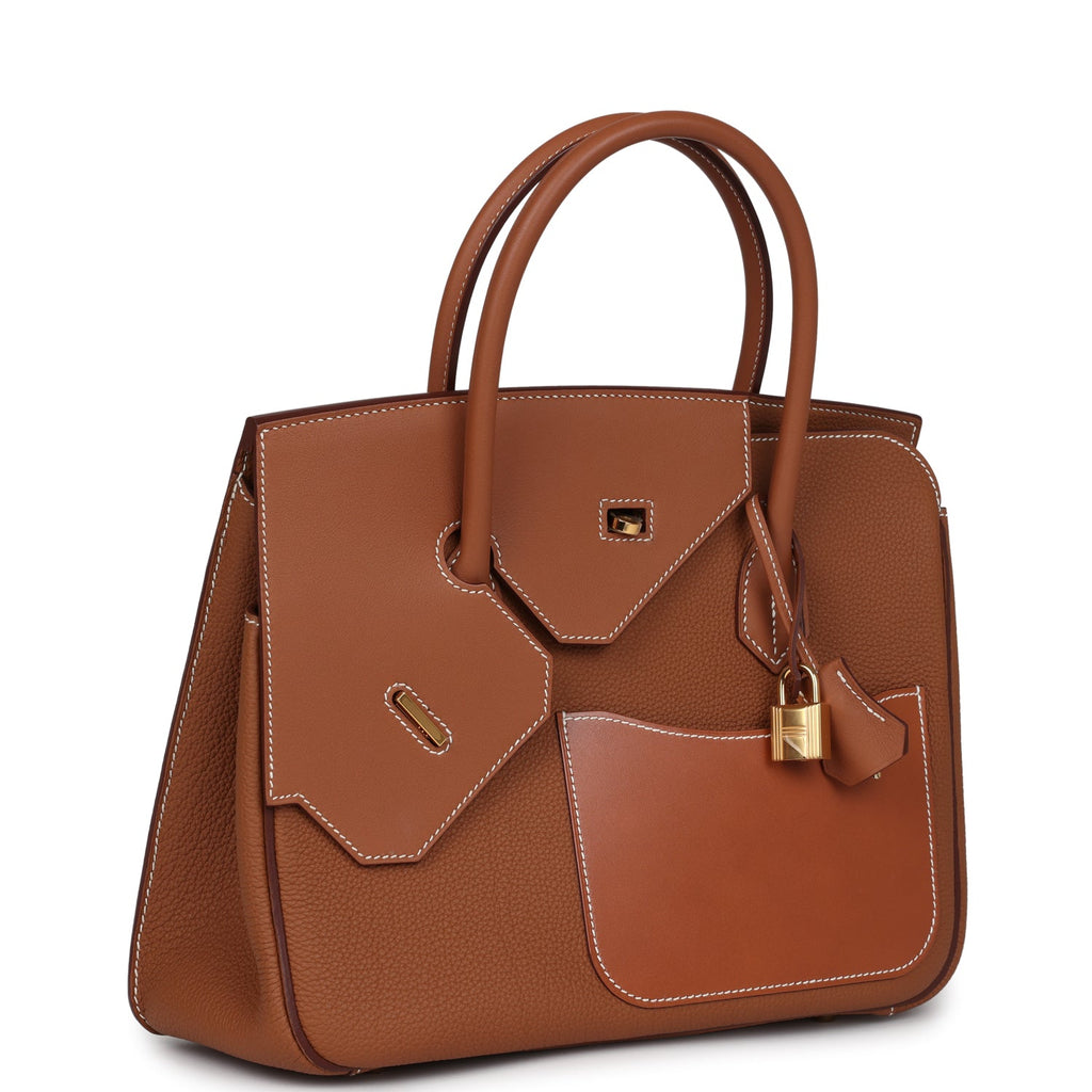 Hermès Birkin 30 En Desordre Gold Togo and Swift Gold Hardware