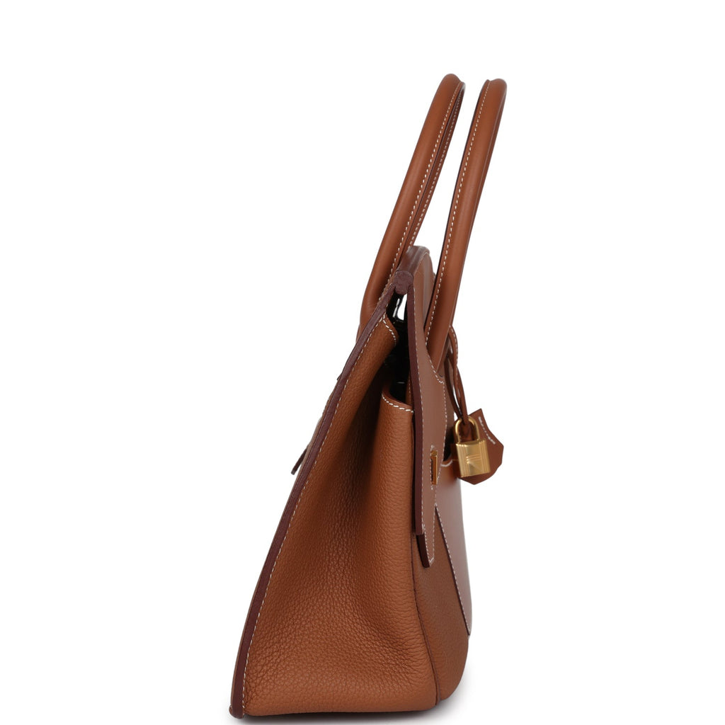 Hermès Birkin 30 En Desordre Gold Togo and Swift Gold Hardware