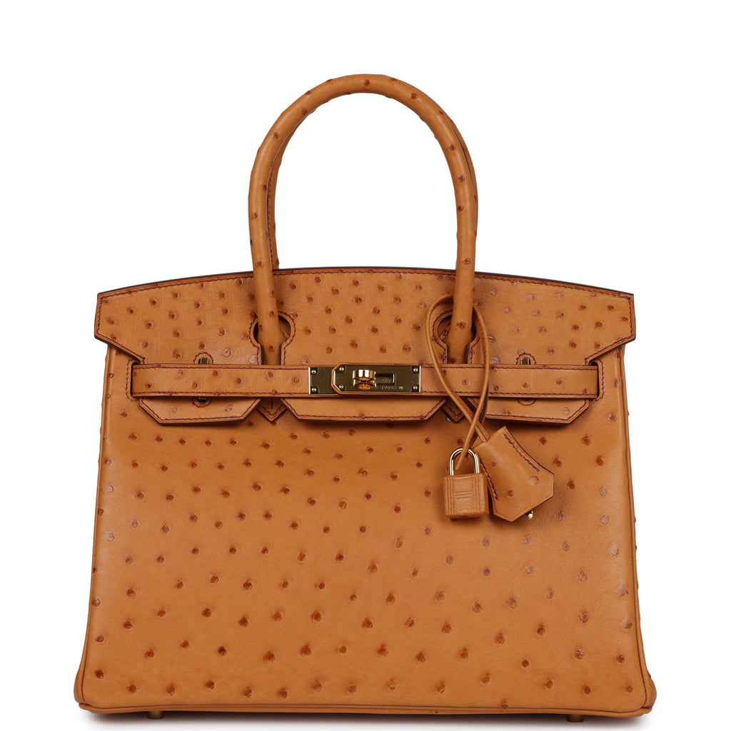 Hermès Birkin 30 Gold Ostrich Gold Hardware
