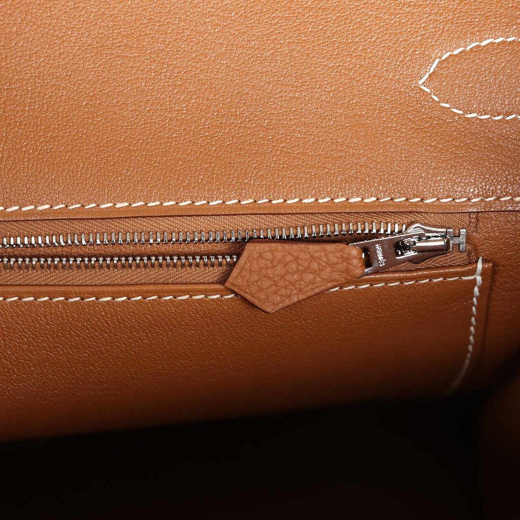 Hermès Birkin 35 Gold Togo Palladium Hardware