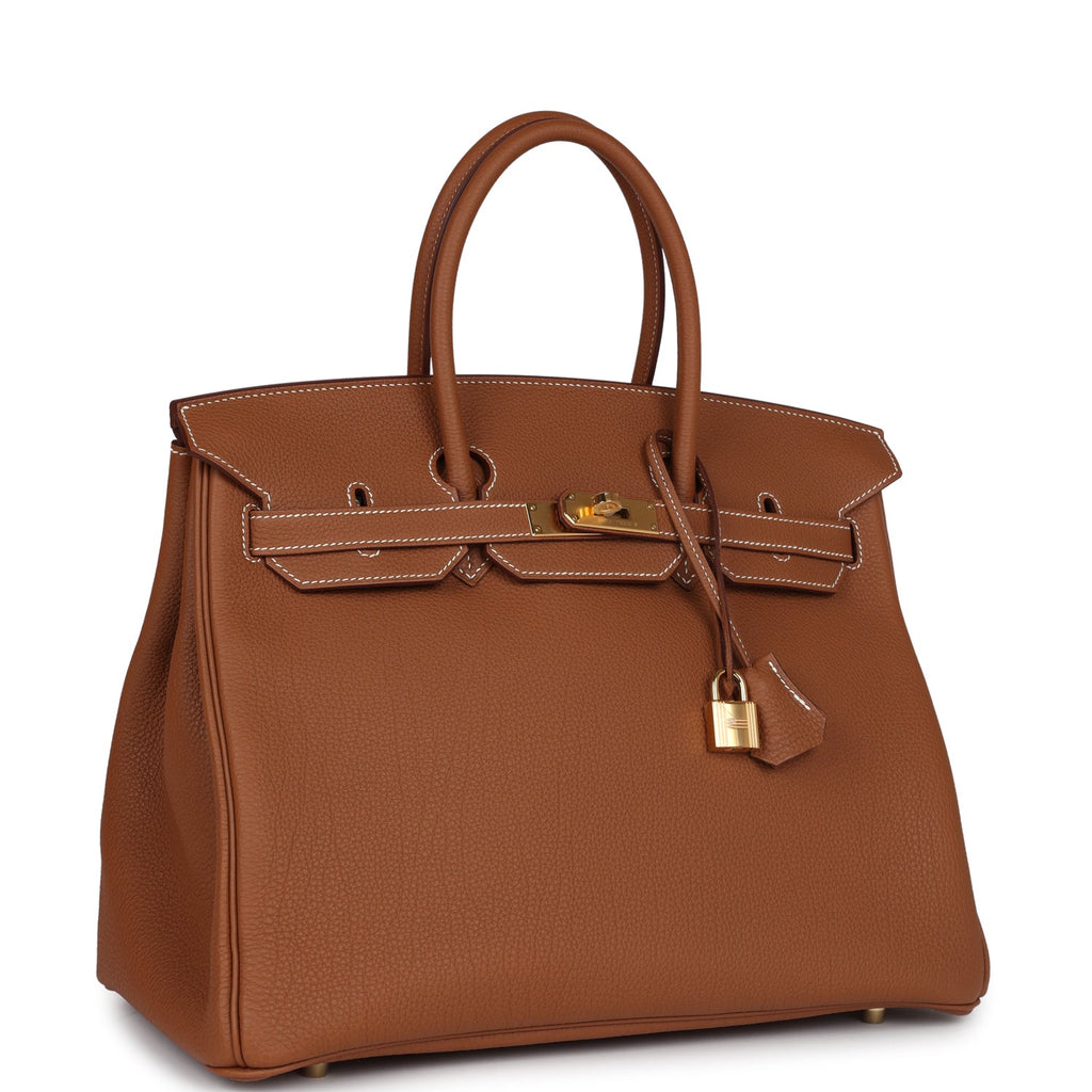 Hermès Special Order (HSS) Birkin 35 Gold Togo Gold Hardware