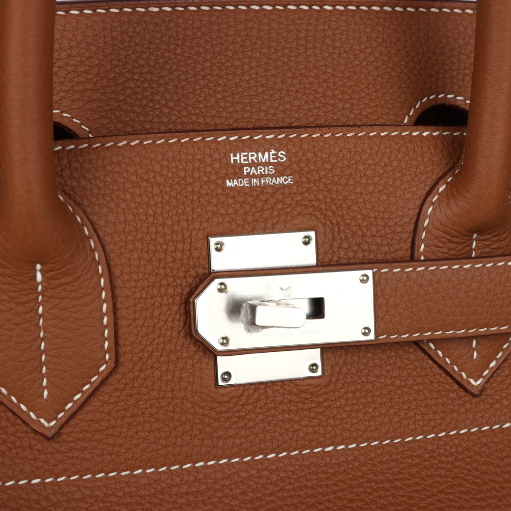 Hermès Birkin HAC 40 Gold Togo Palladium Hardware