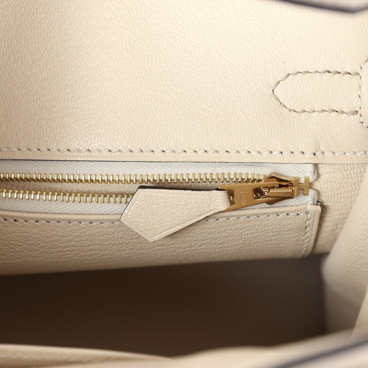 Hermès Special Order (HSS) Birkin 25 Gris Asphalte and Craie Togo Brushed Gold Hardware