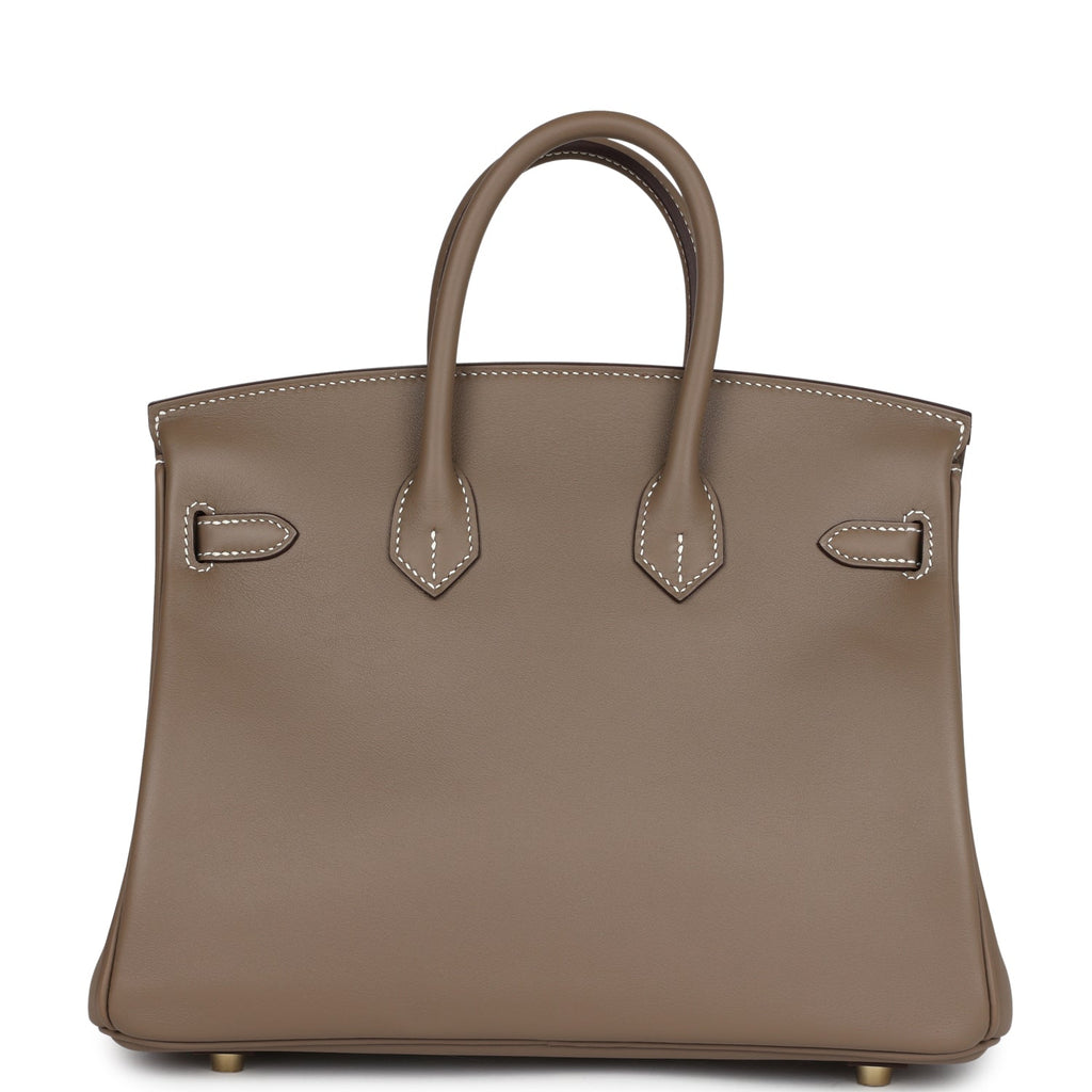 Hermès Birkin 25 Etoupe Swift Gold Hardware