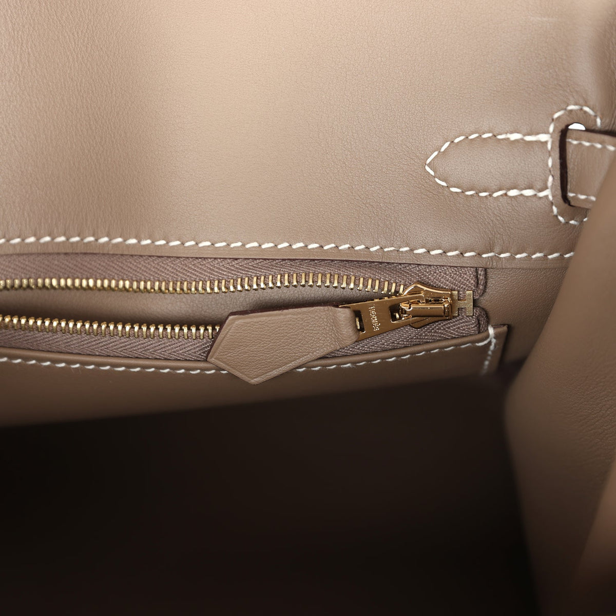Hermès Birkin 25 Etoupe Swift Gold Hardware