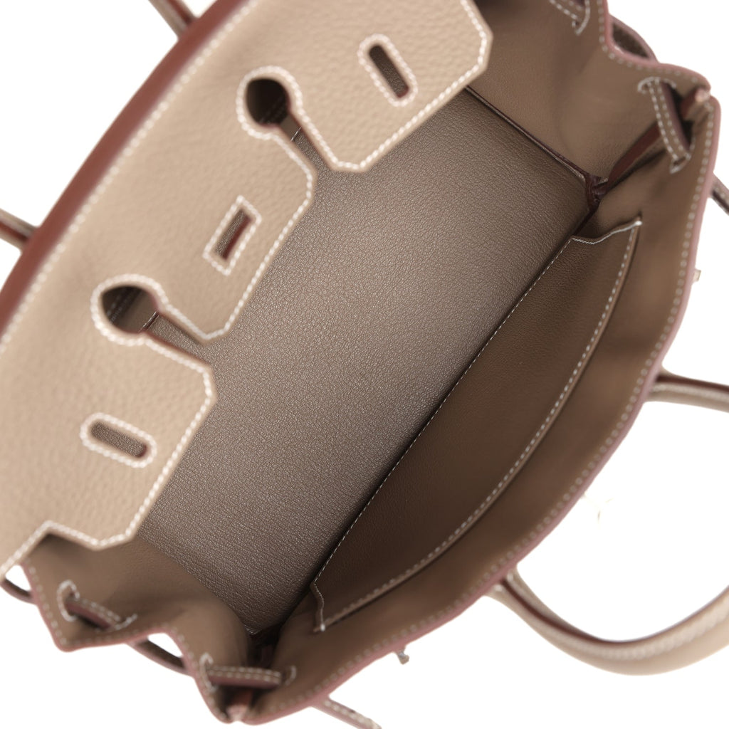Hermès Birkin 25 Etoupe Togo Palladium Hardware