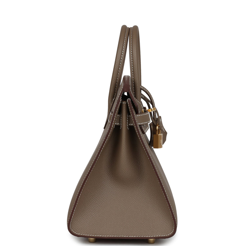 Hermès Birkin Sellier 25 Etoupe Epsom Gold Hardware