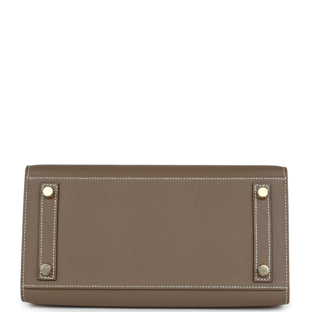 Hermès Birkin Sellier 25 Etoupe Epsom Gold Hardware