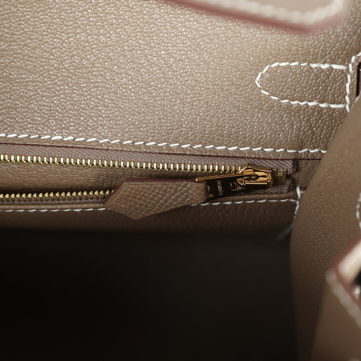 Hermès Birkin Sellier 25 Etoupe Epsom Gold Hardware