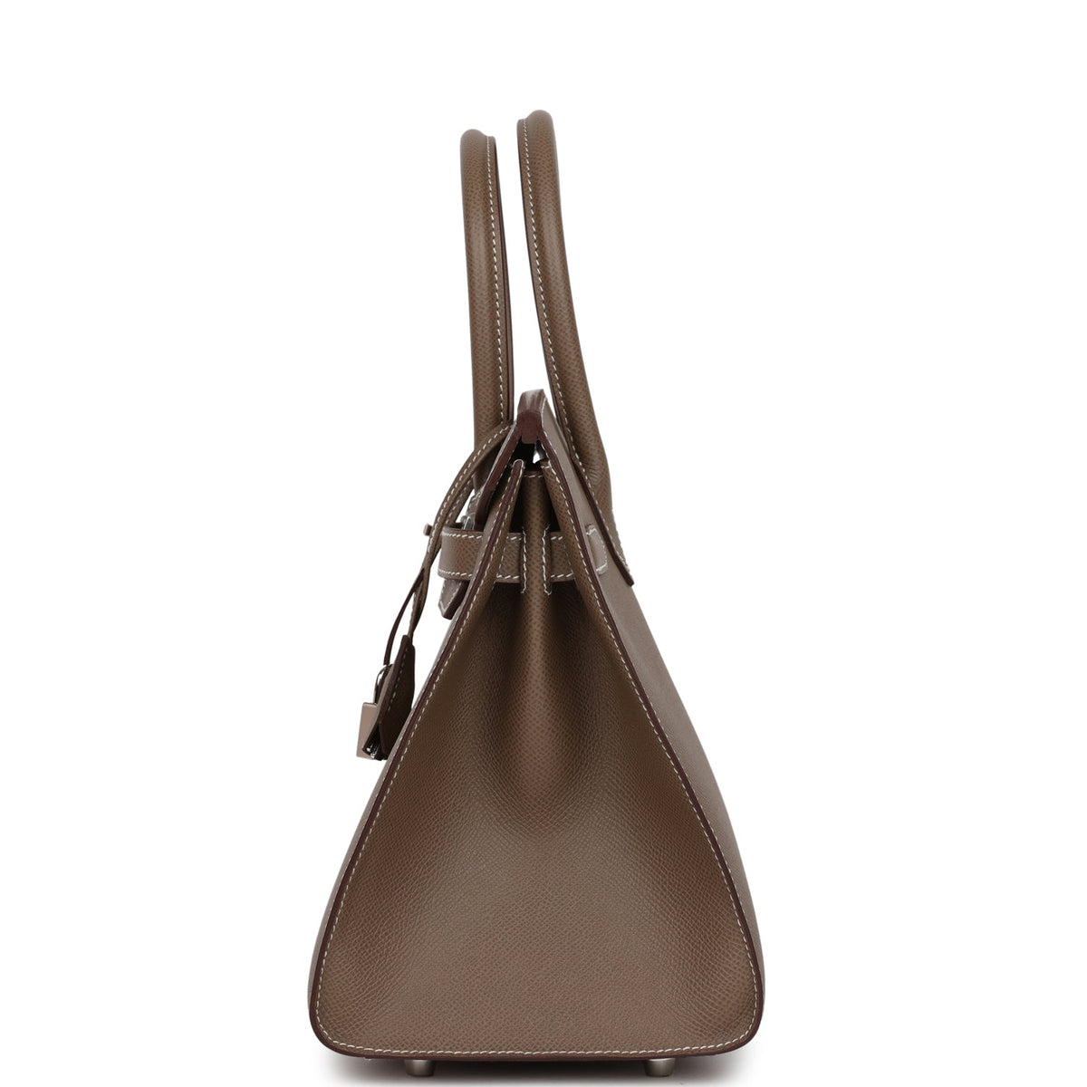 Hermès Birkin Sellier 30 Etoupe Epsom Palladium Hardware