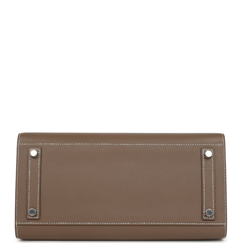 Hermès Birkin Sellier 30 Etoupe Epsom Palladium Hardware
