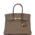 Hermès Birkin 30 Etoupe Togo Gold Hardware