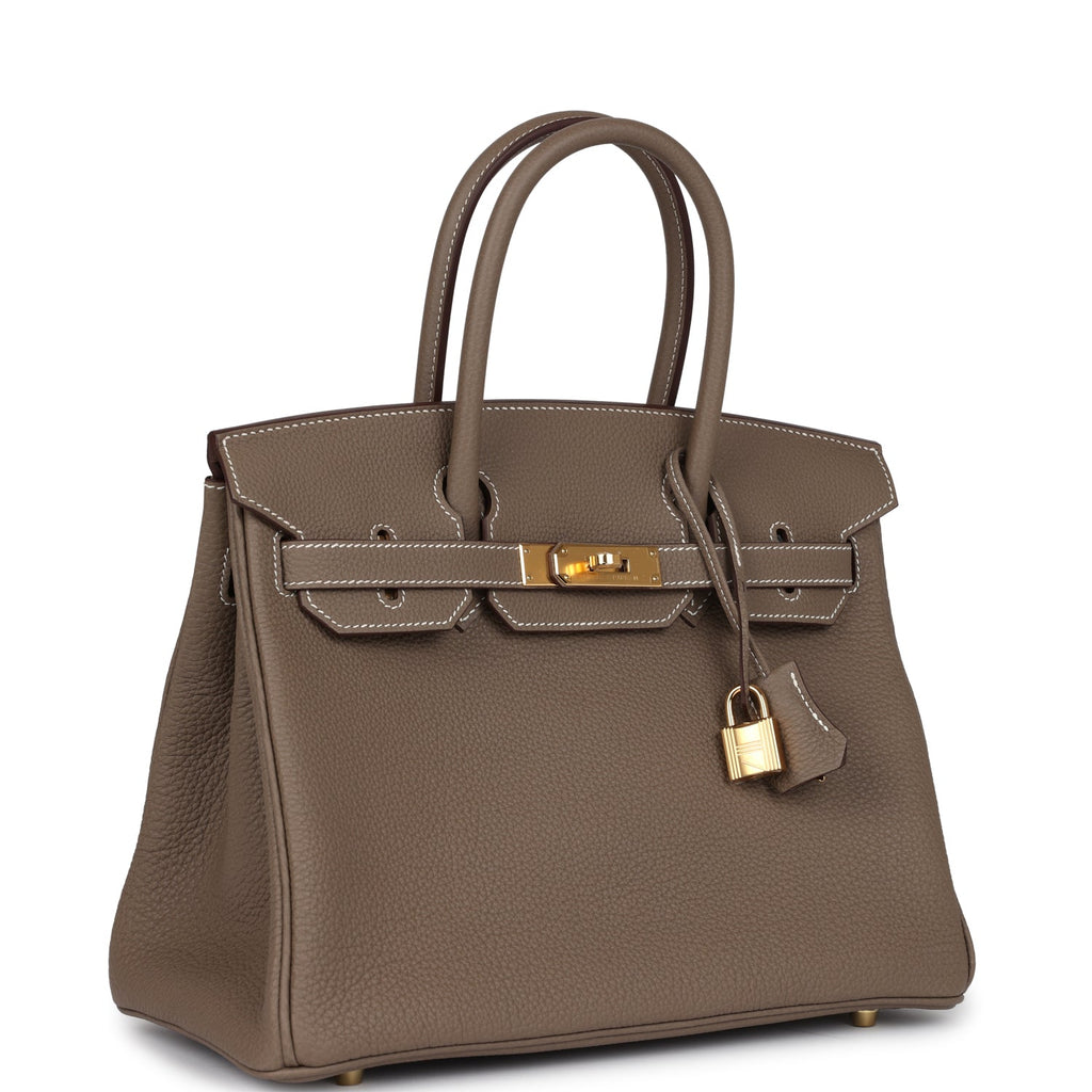 Hermès Birkin 30 Etoupe Togo Gold Hardware