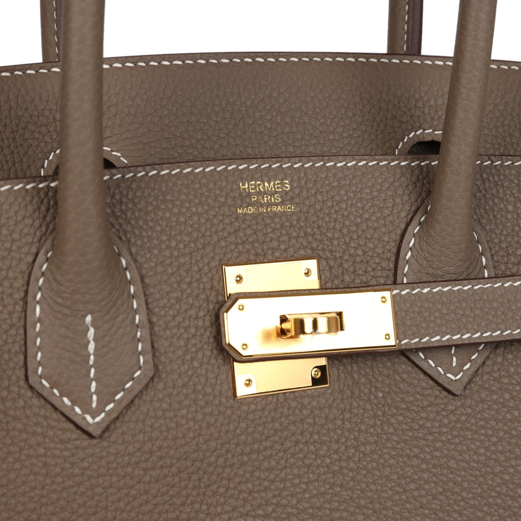 Hermès Birkin 30 Etoupe Togo Gold Hardware