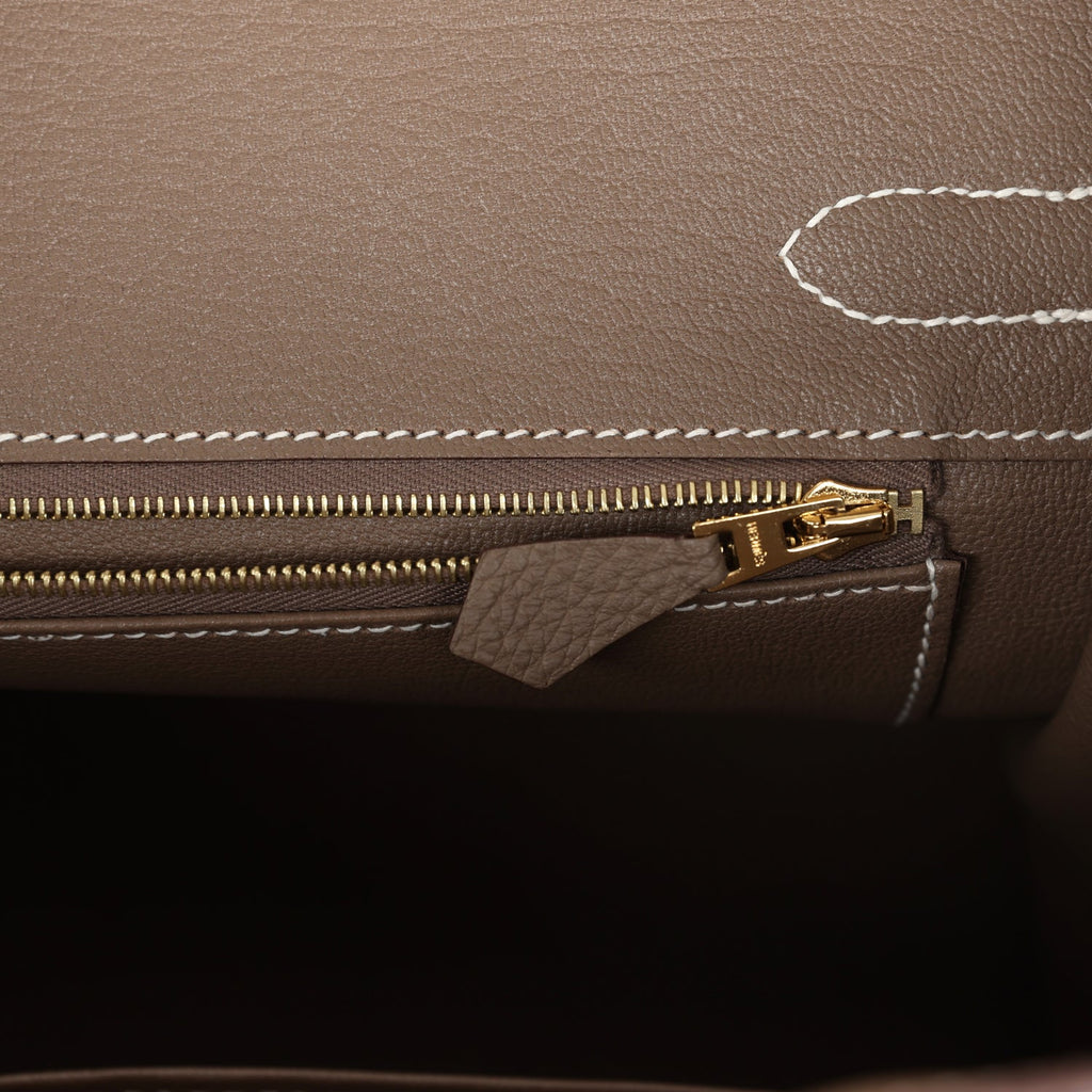 Hermès Birkin 30 Etoupe Togo Gold Hardware